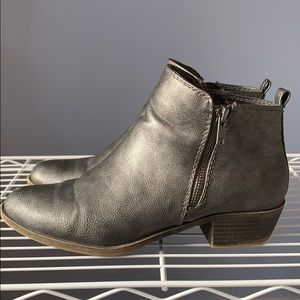 Pewter Ankle Boots
